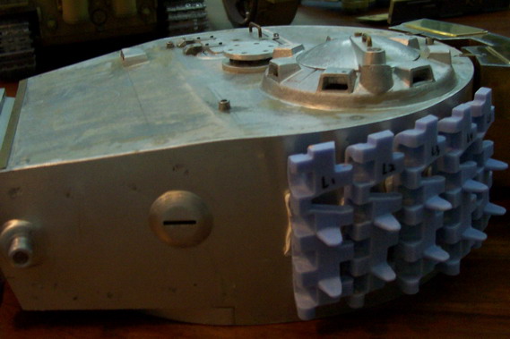 turret with reproduced tracklink