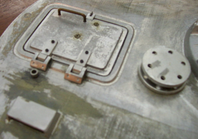 close up of turret top