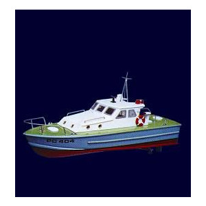 KNK 地球堂 ミニボートシリーズ M404 巡視艇 PC404 木製キット