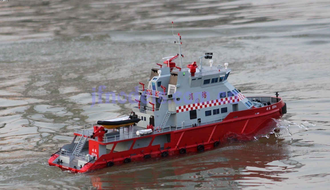 俊丰模型 专业制作遥控船模 香港精英号1/40 消防船