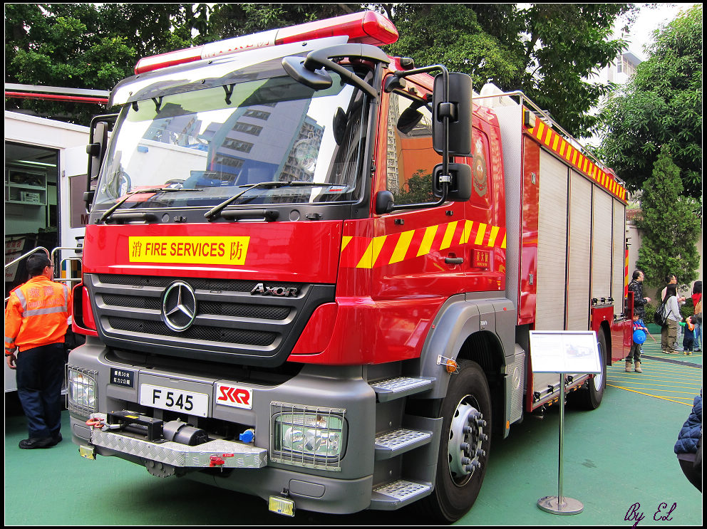 消防车 (mb, scania & man)